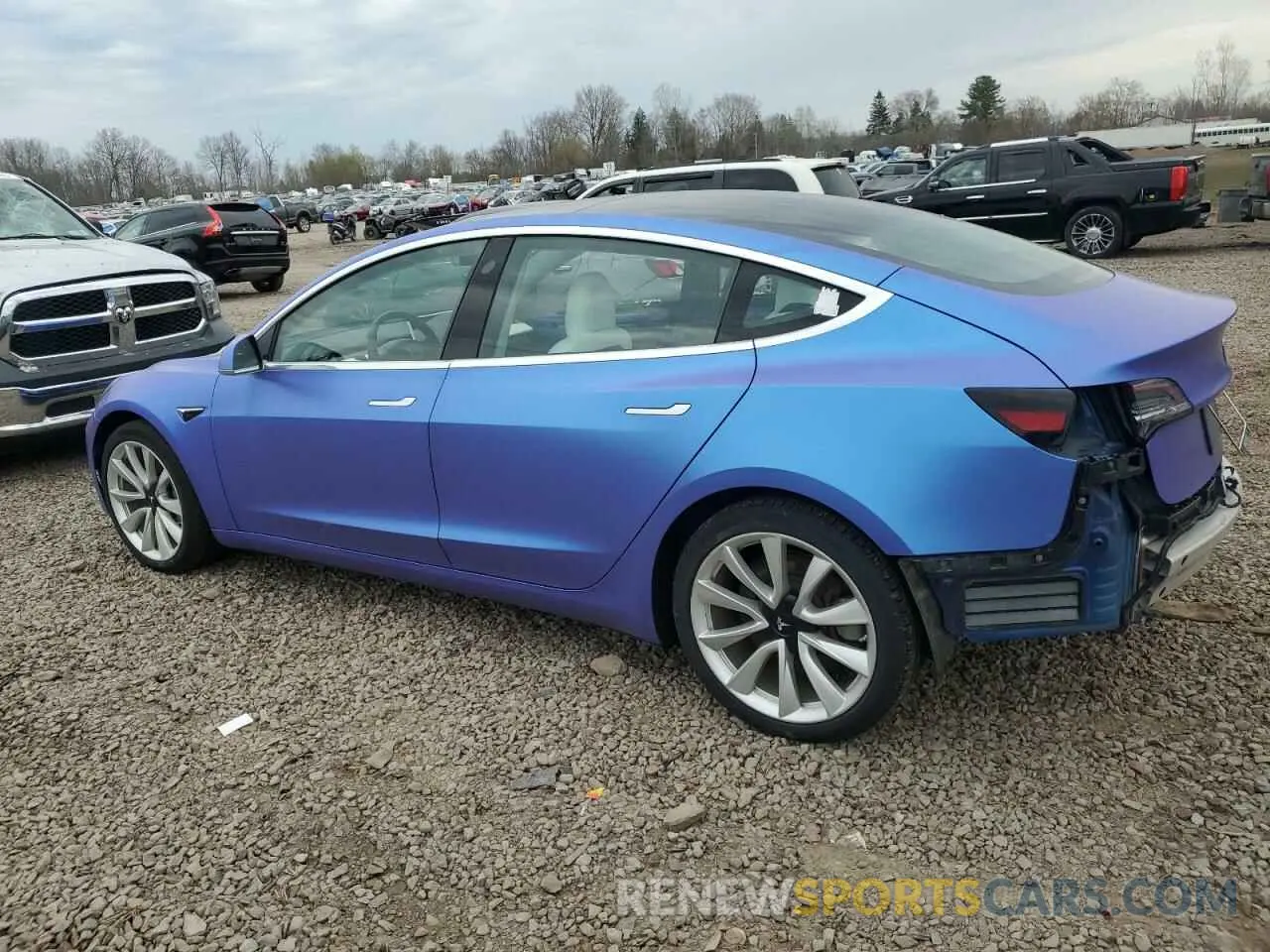 2 Фотография поврежденного автомобиля 5YJ3E1EB0LF742290 TESLA MODEL 3 2020