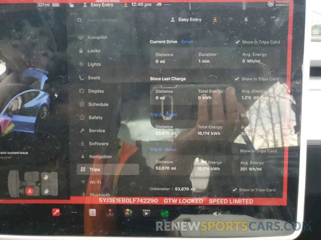 9 Фотография поврежденного автомобиля 5YJ3E1EB0LF742290 TESLA MODEL 3 2020