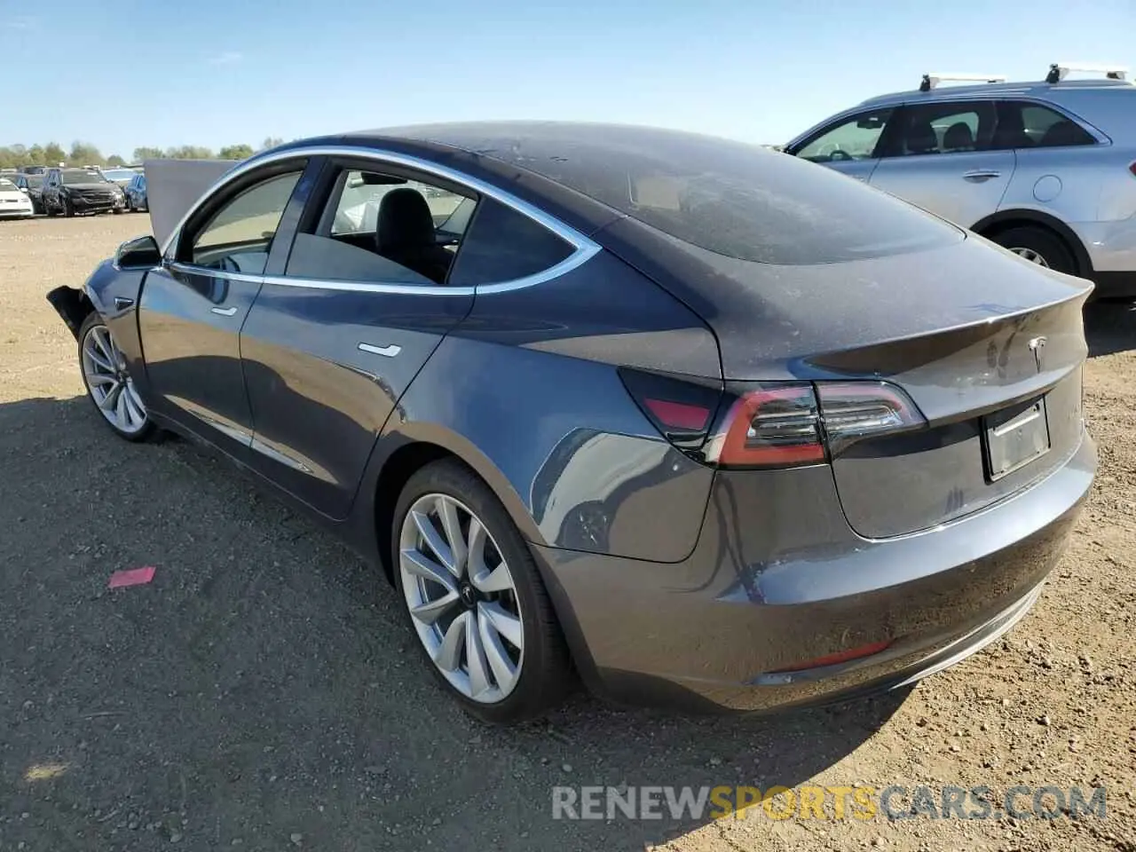 2 Photograph of a damaged car 5YJ3E1EB0LF790954 TESLA MODEL 3 2020
