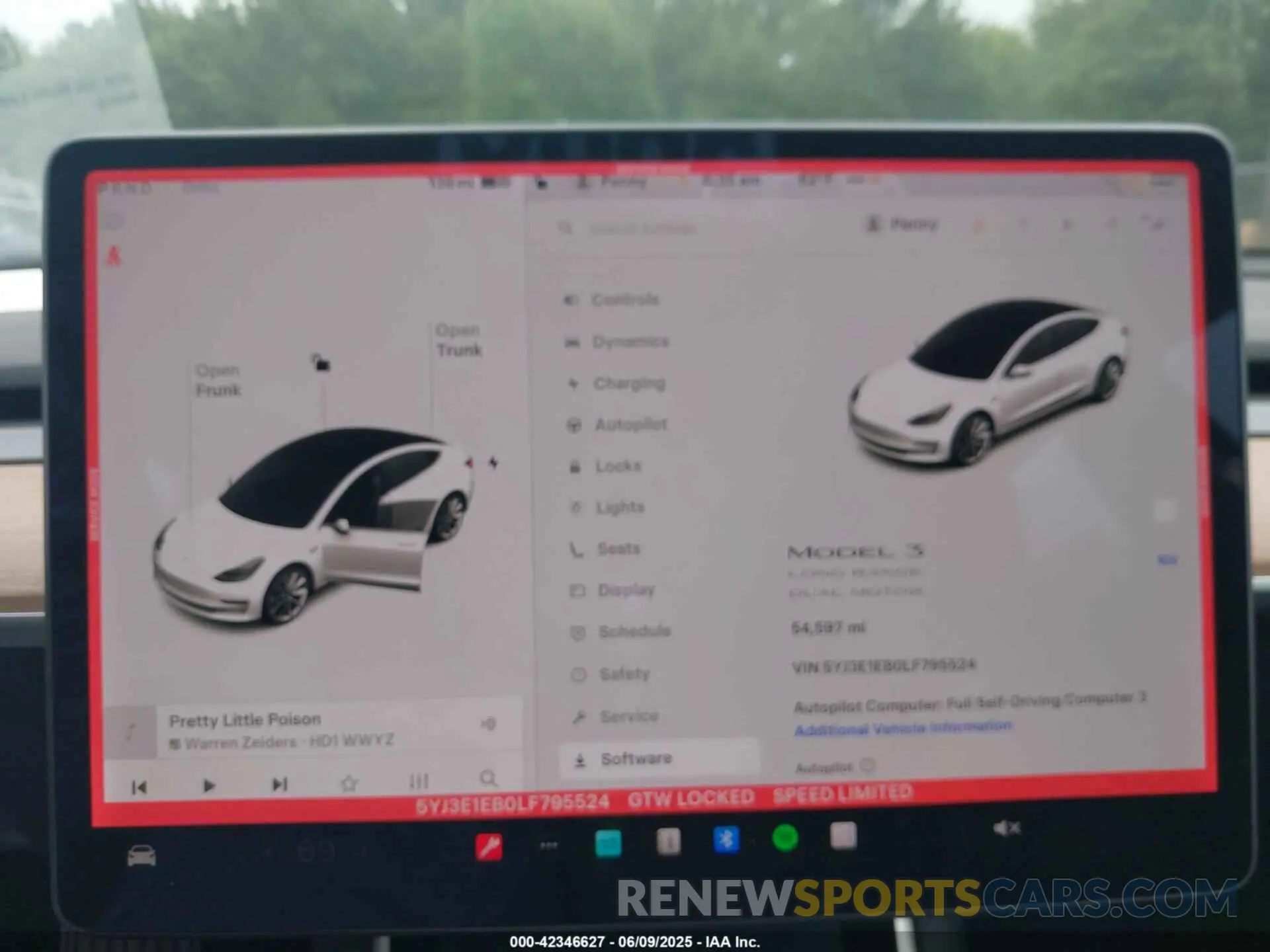 18 Photograph of a damaged car 5YJ3E1EB0LF795524 TESLA MODEL 3 2020