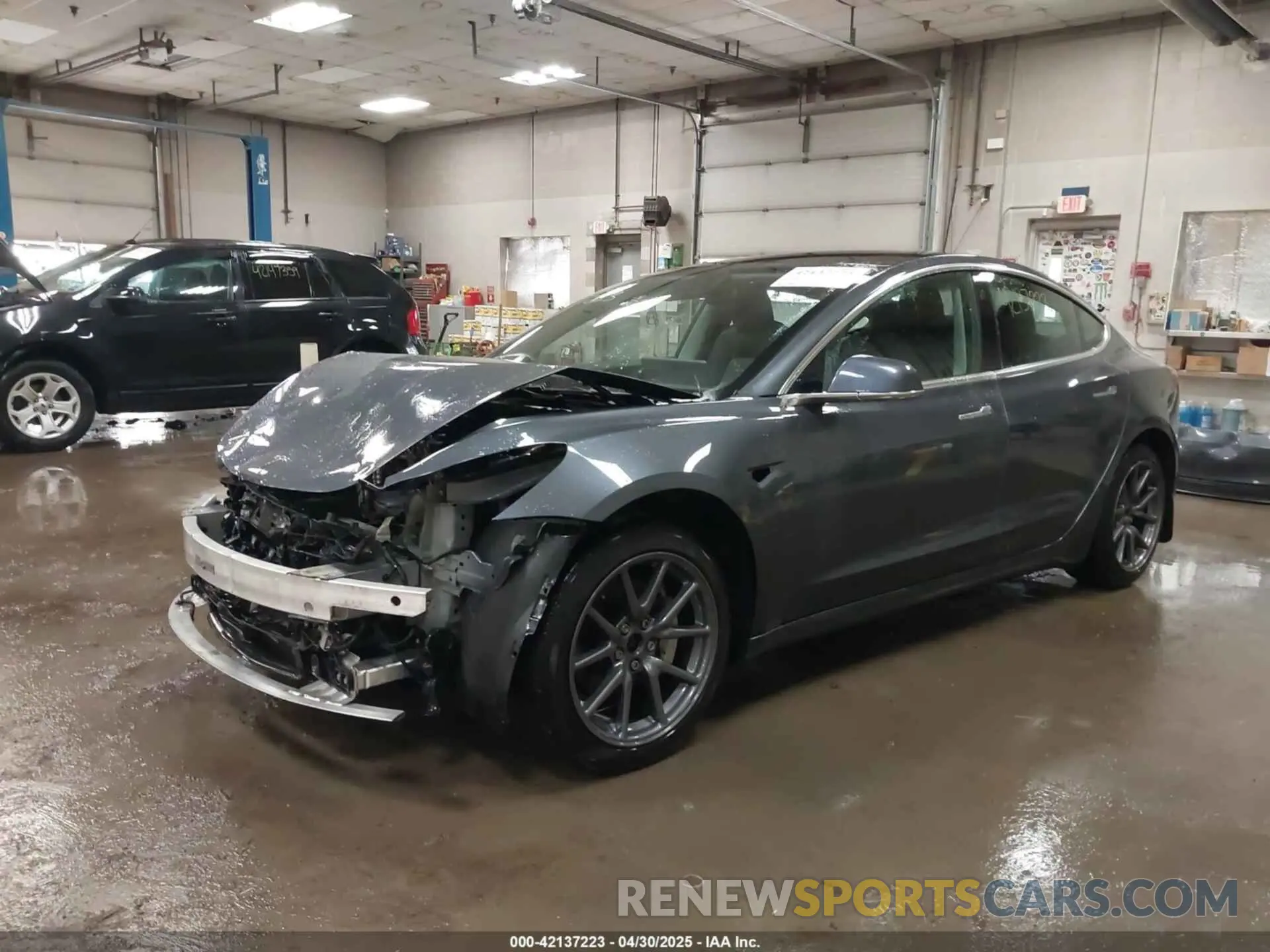 2 Photograph of a damaged car 5YJ3E1EB0LF800804 TESLA MODEL 3 2020