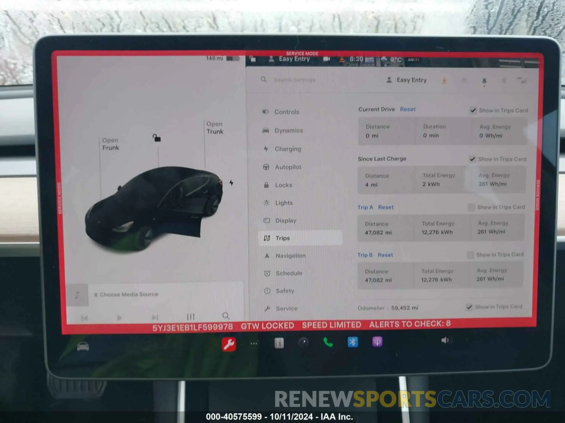 19 Photograph of a damaged car 5YJ3E1EB1LF599978 TESLA MODEL 3 2020