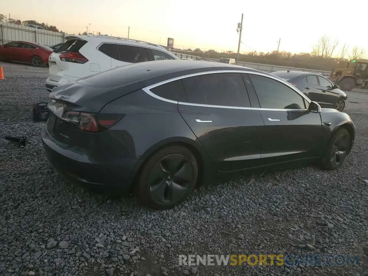 3 Photograph of a damaged car 5YJ3E1EB1LF616553 TESLA MODEL 3 2020