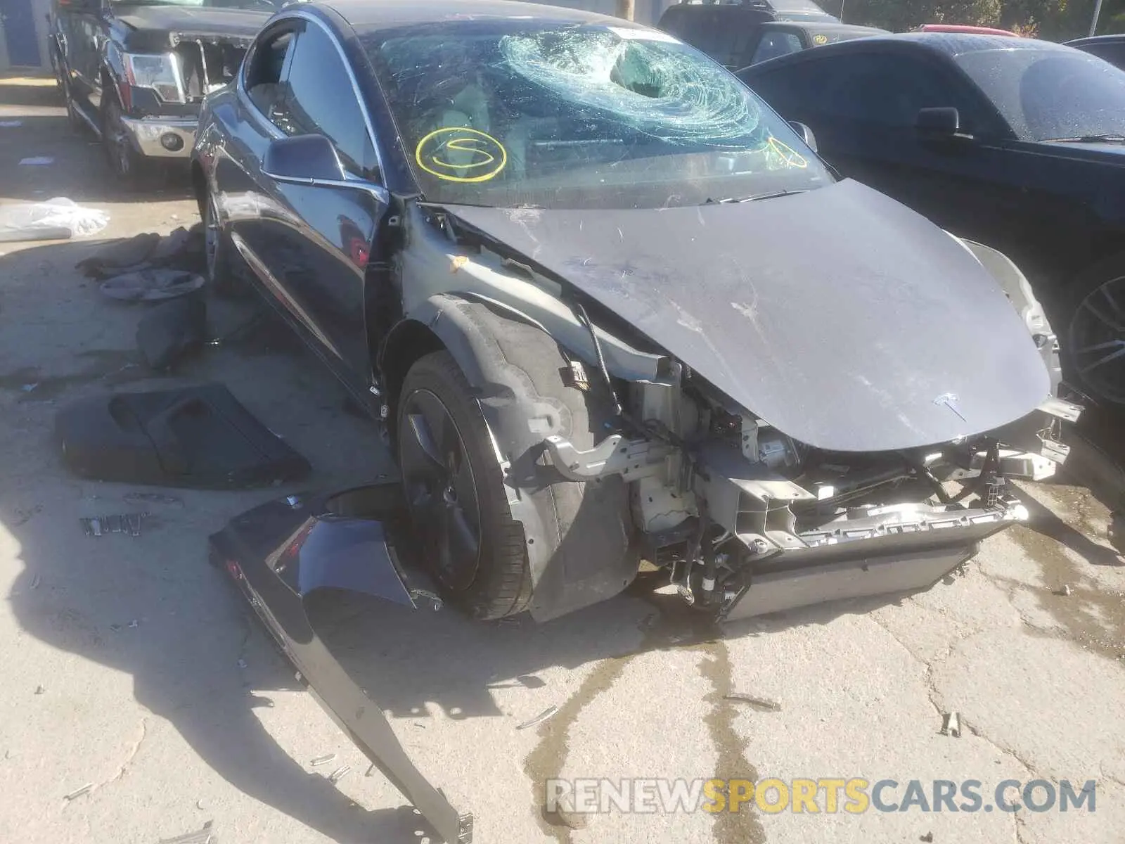 9 Фотография поврежденного автомобиля 5YJ3E1EB1LF616617 TESLA MODEL 3 2020