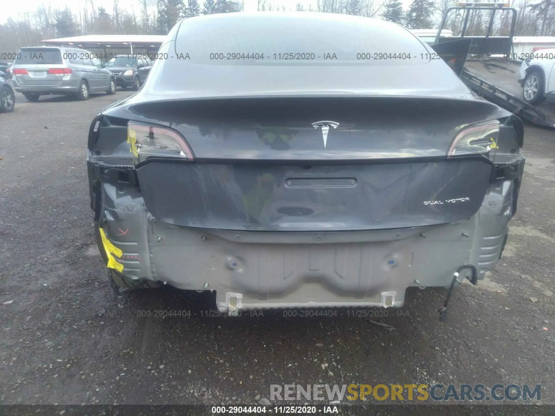 6 Photograph of a damaged car 5YJ3E1EB1LF628251 TESLA MODEL 3 2020