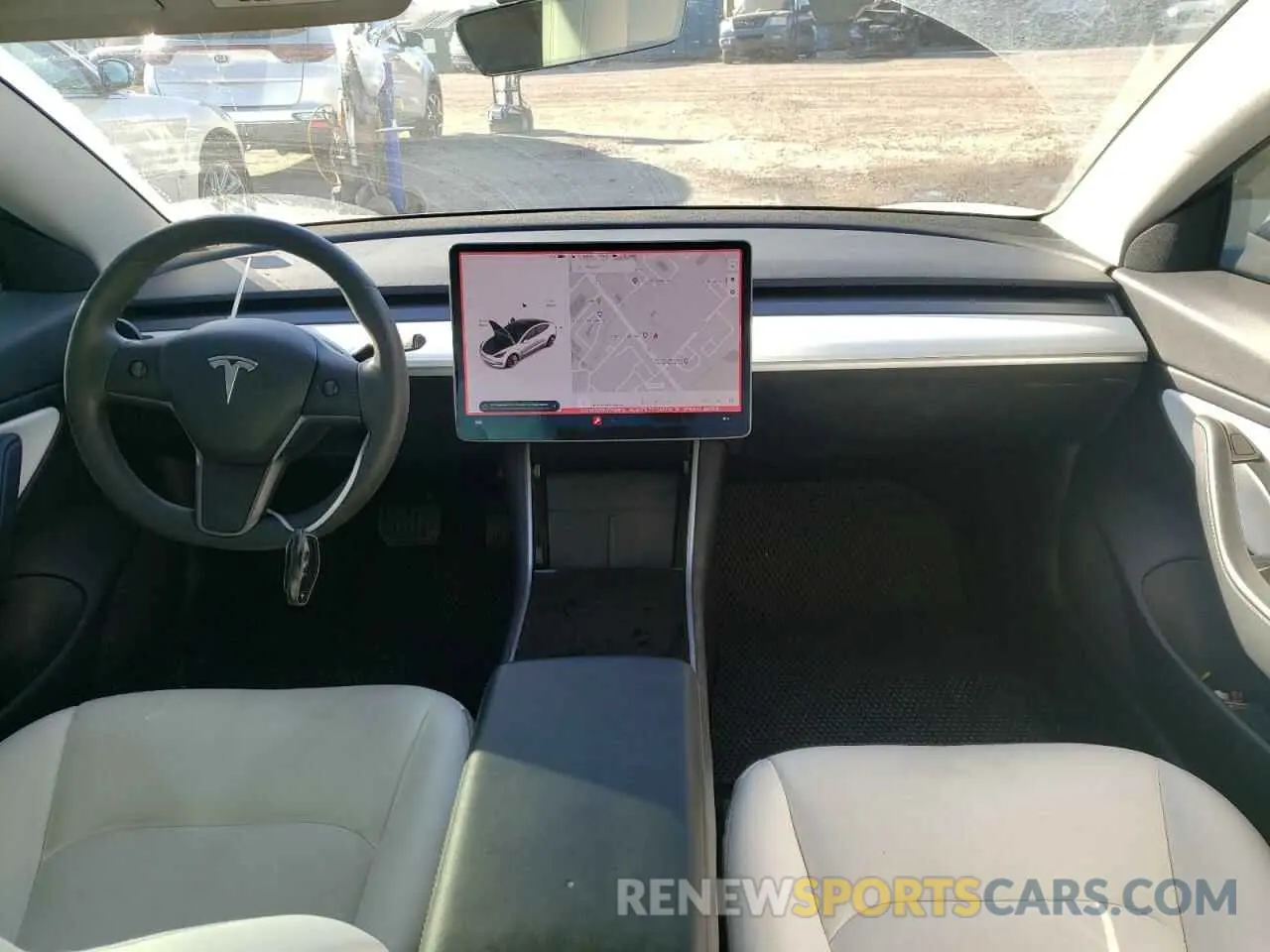 8 Photograph of a damaged car 5YJ3E1EB1LF719813 TESLA MODEL 3 2020