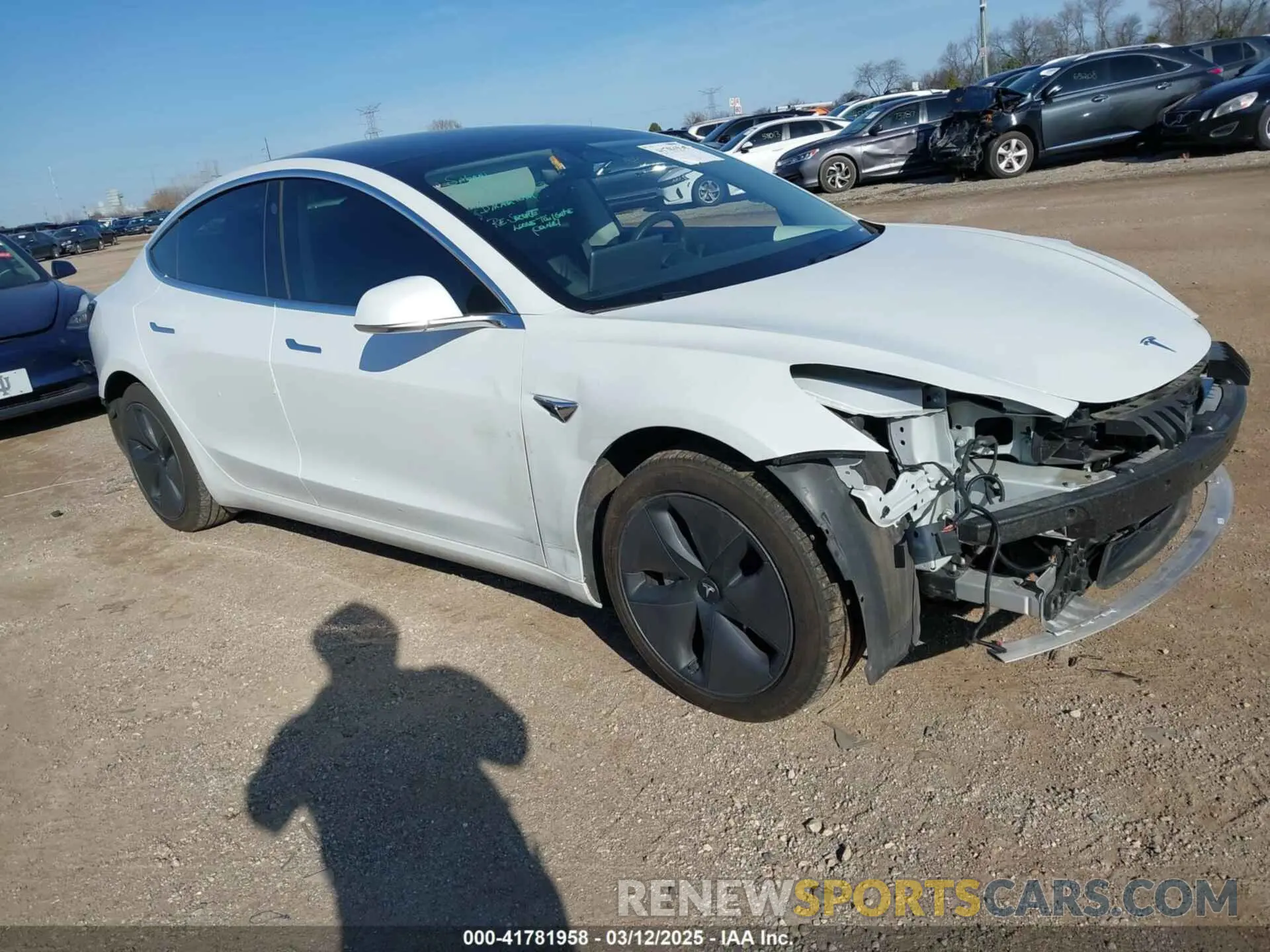 1 Фотография поврежденного автомобиля 5YJ3E1EB1LF784189 TESLA MODEL 3 2020