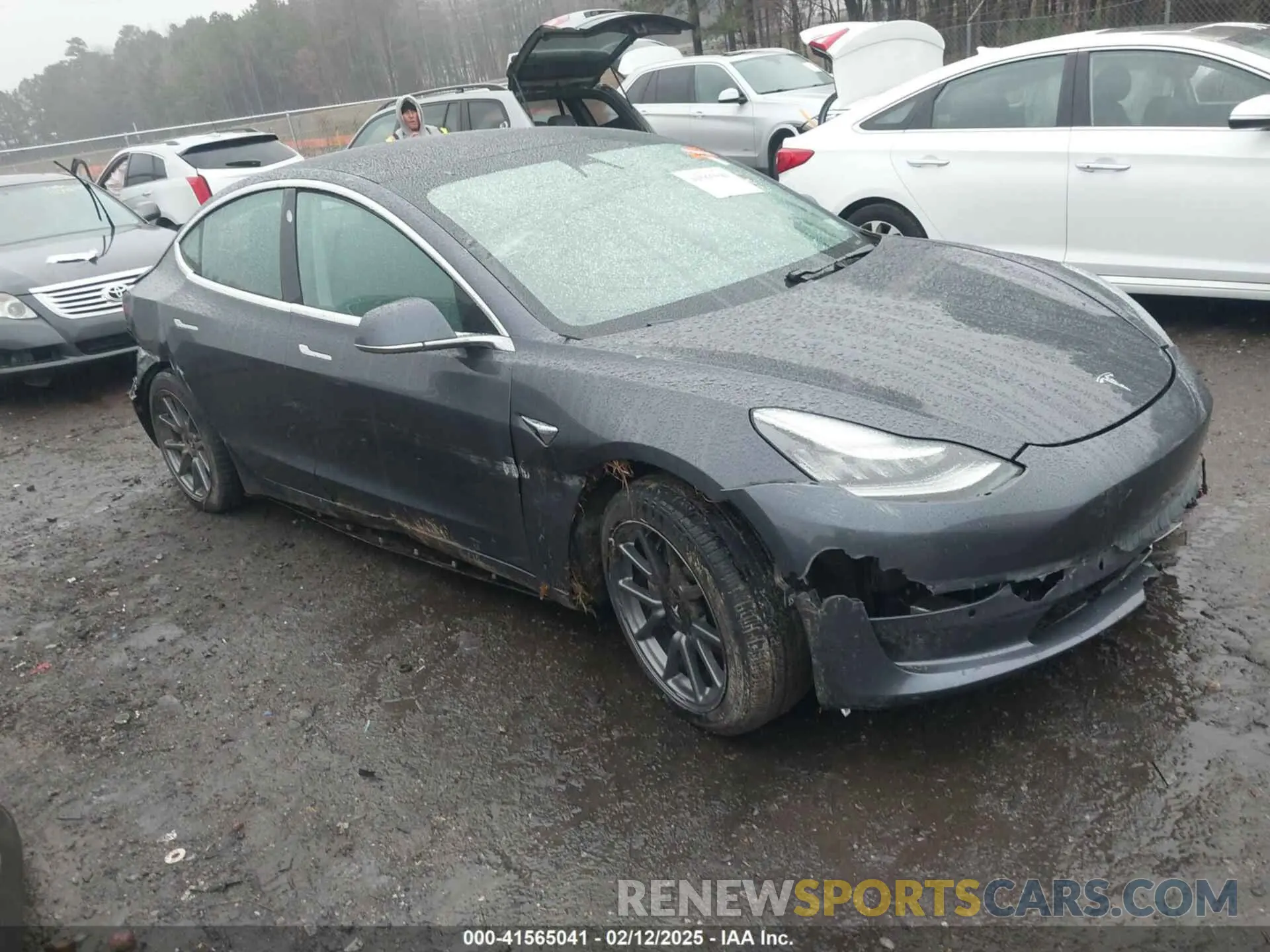 1 Фотография поврежденного автомобиля 5YJ3E1EB1LF786931 TESLA MODEL 3 2020