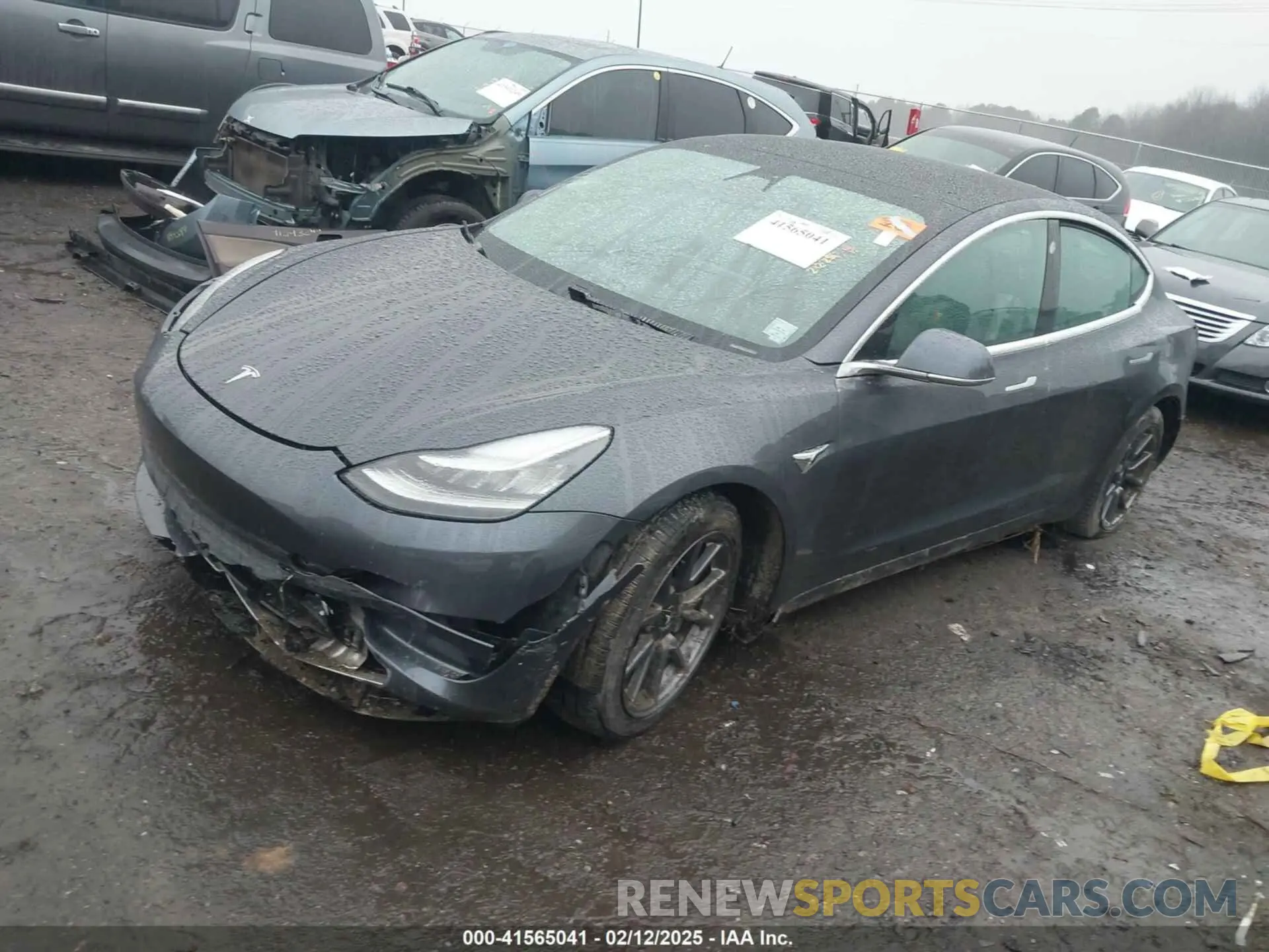 2 Фотография поврежденного автомобиля 5YJ3E1EB1LF786931 TESLA MODEL 3 2020