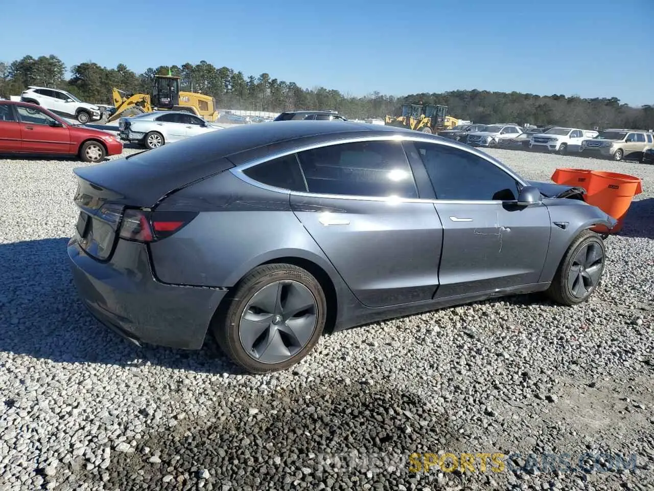 3 Photograph of a damaged car 5YJ3E1EB1LF787027 TESLA MODEL 3 2020