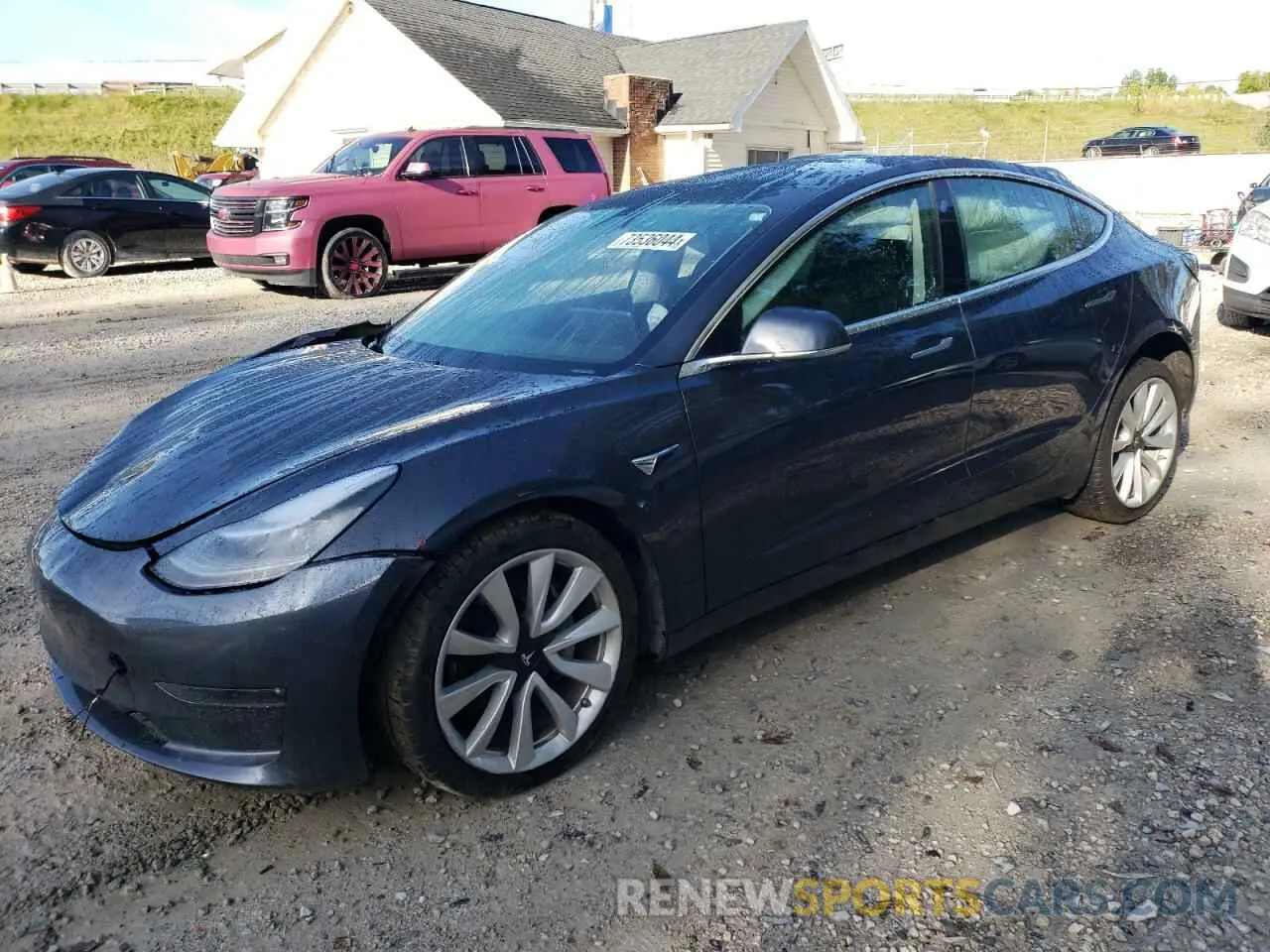 1 Photograph of a damaged car 5YJ3E1EB1LF790929 TESLA MODEL 3 2020