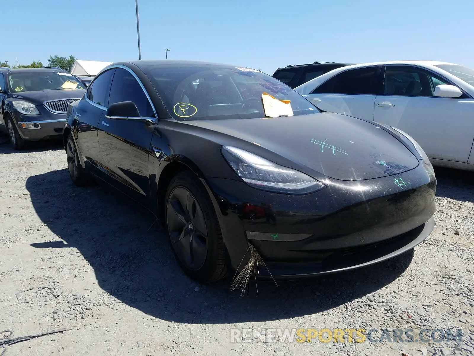 1 Photograph of a damaged car 5YJ3E1EB1LF794639 TESLA MODEL 3 2020