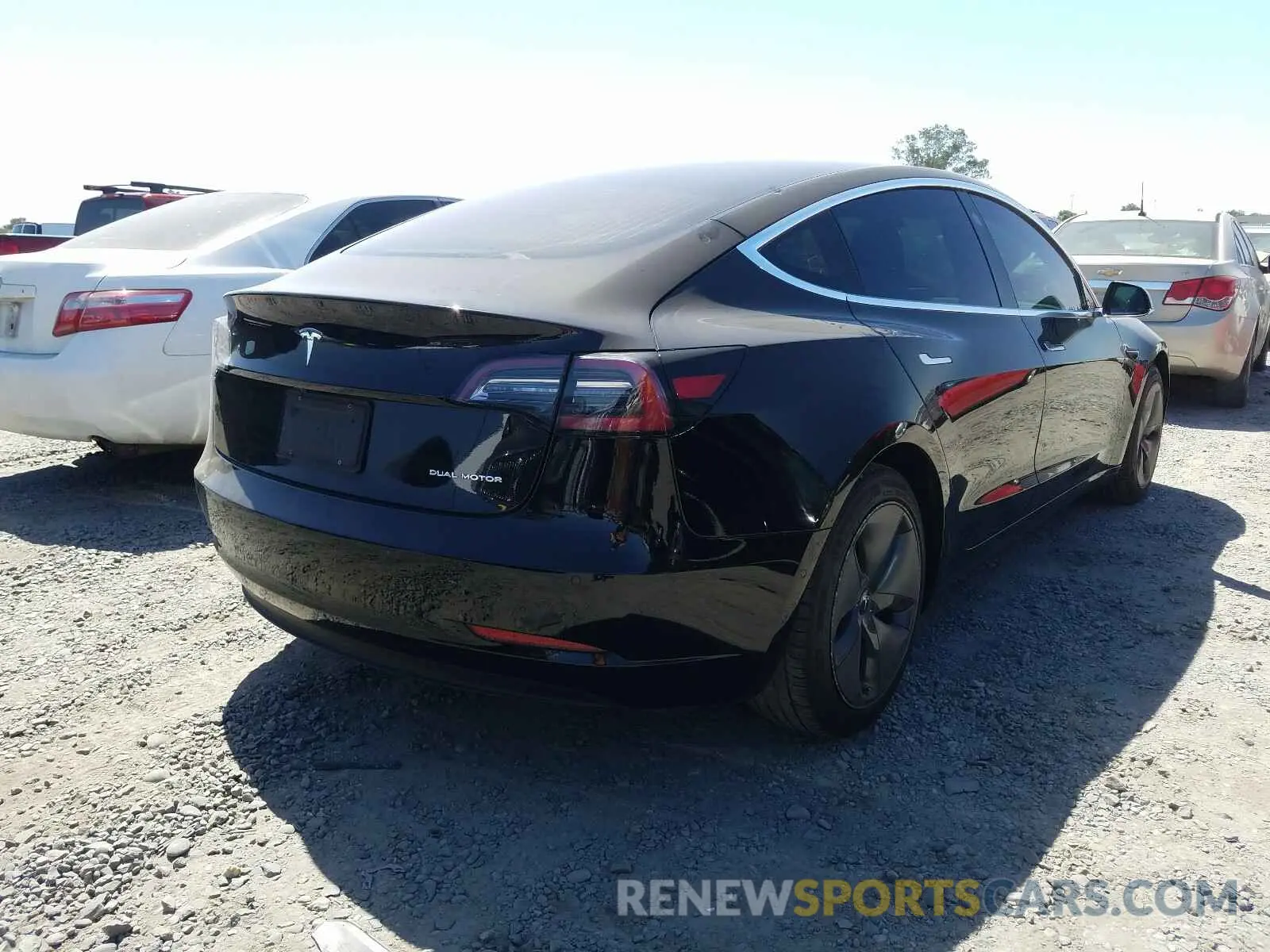 4 Photograph of a damaged car 5YJ3E1EB1LF794639 TESLA MODEL 3 2020