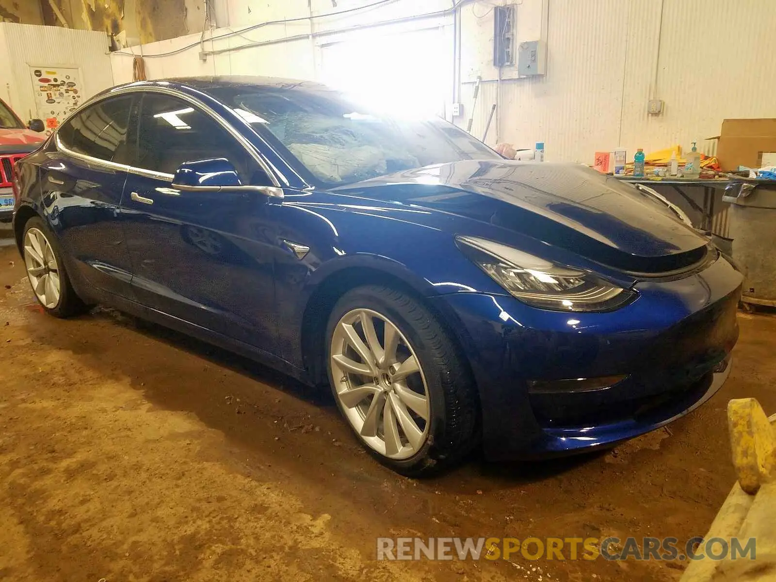 1 Photograph of a damaged car 5YJ3E1EB2LF540003 TESLA MODEL 3 2020