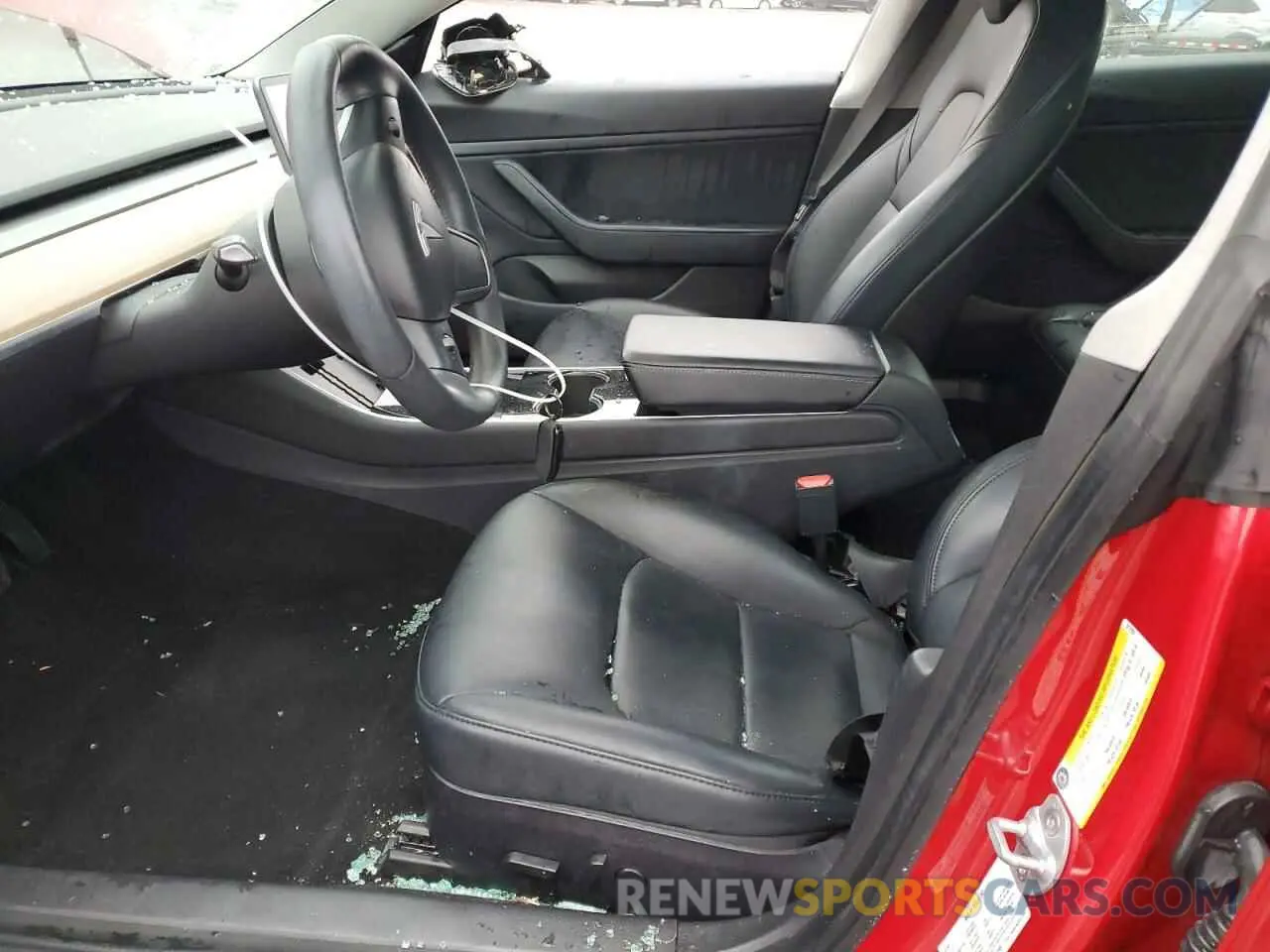 7 Photograph of a damaged car 5YJ3E1EB2LF617095 TESLA MODEL 3 2020