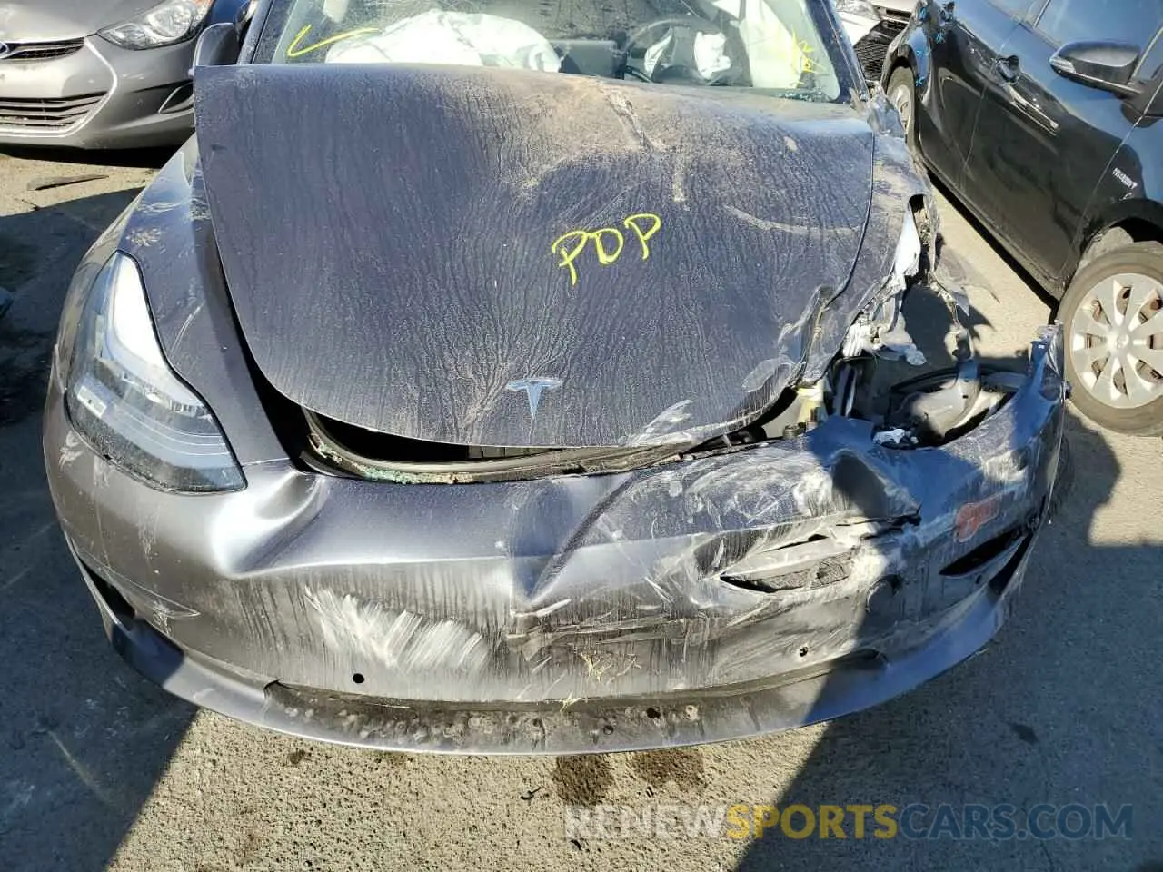 7 Фотография поврежденного автомобиля 5YJ3E1EB2LF647908 TESLA MODEL 3 2020