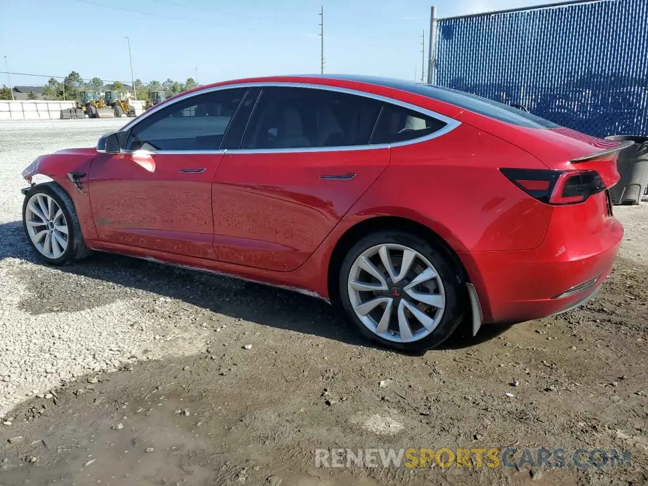2 Photograph of a damaged car 5YJ3E1EB2LF735969 TESLA MODEL 3 2020