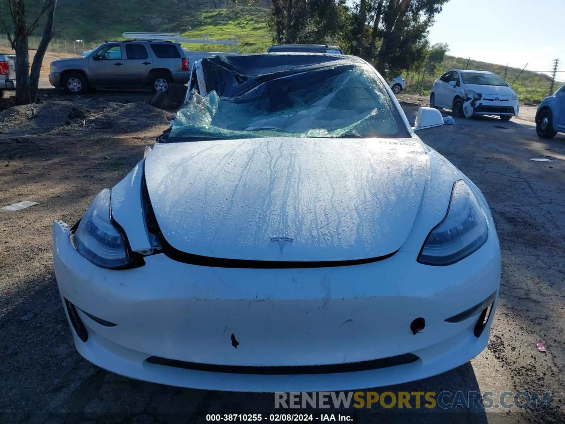 12 Photograph of a damaged car 5YJ3E1EB3LF619244 TESLA MODEL 3 2020