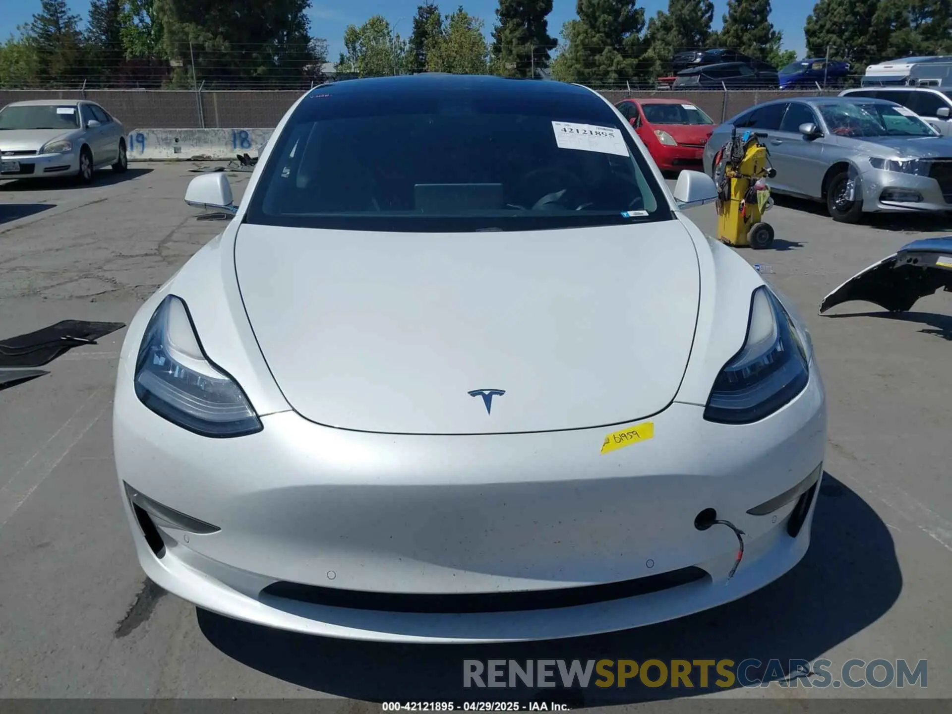 12 Photograph of a damaged car 5YJ3E1EB3LF621348 TESLA MODEL 3 2020