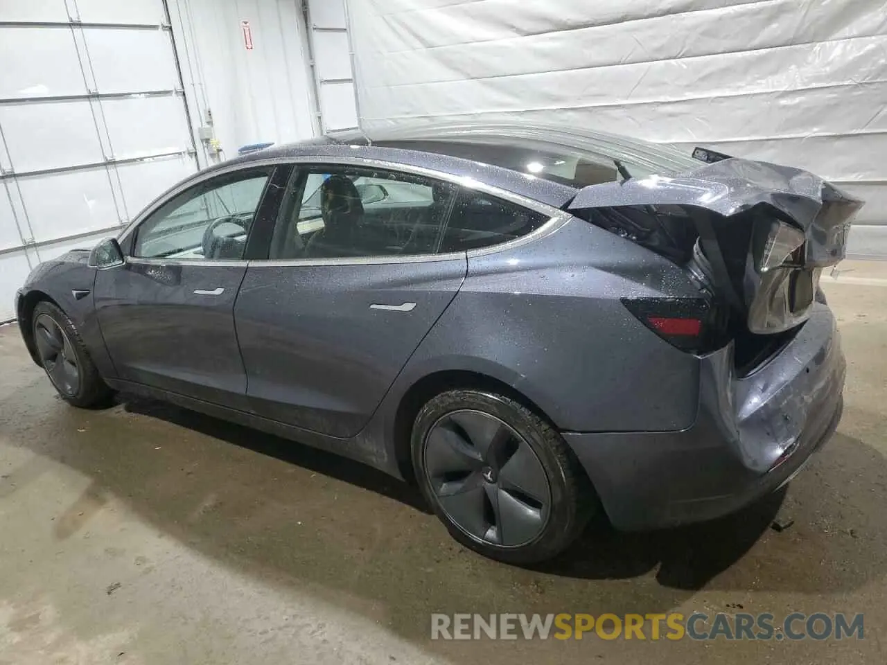 2 Photograph of a damaged car 5YJ3E1EB3LF635511 TESLA MODEL 3 2020