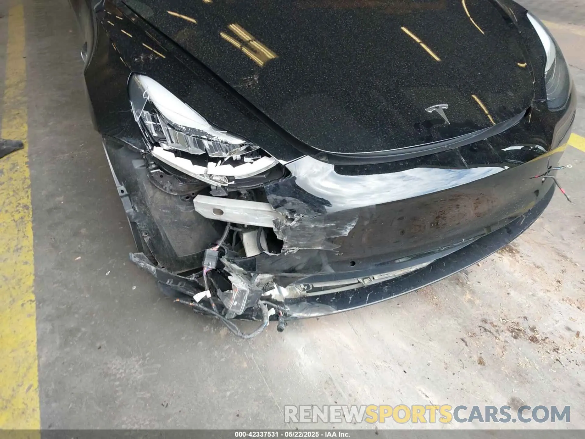 6 Фотография поврежденного автомобиля 5YJ3E1EB3LF639980 TESLA MODEL 3 2020
