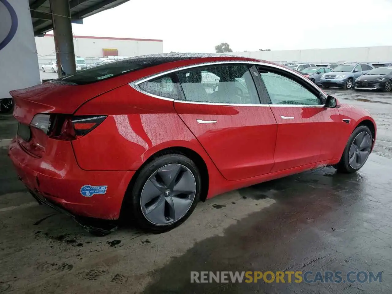 3 Photograph of a damaged car 5YJ3E1EB3LF646301 TESLA MODEL 3 2020