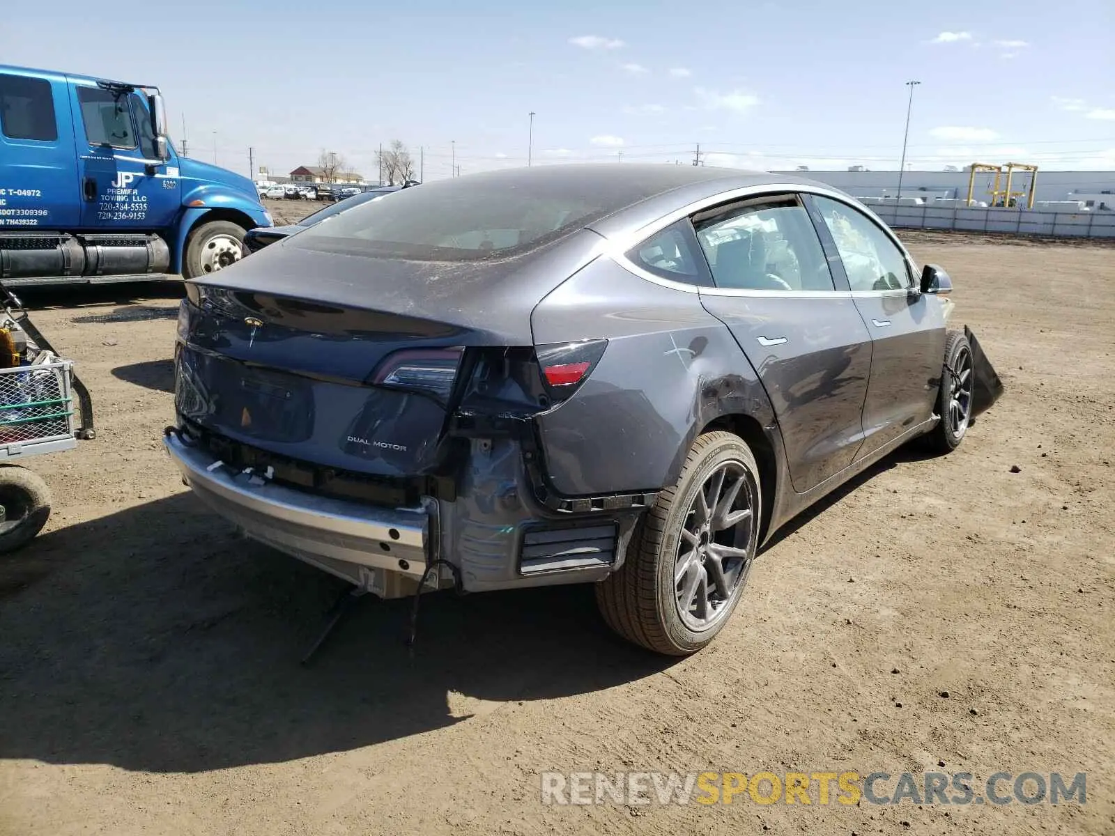 4 Photograph of a damaged car 5YJ3E1EB3LF651384 TESLA MODEL 3 2020