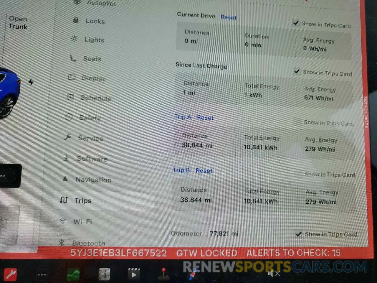9 Photograph of a damaged car 5YJ3E1EB3LF667522 TESLA MODEL 3 2020