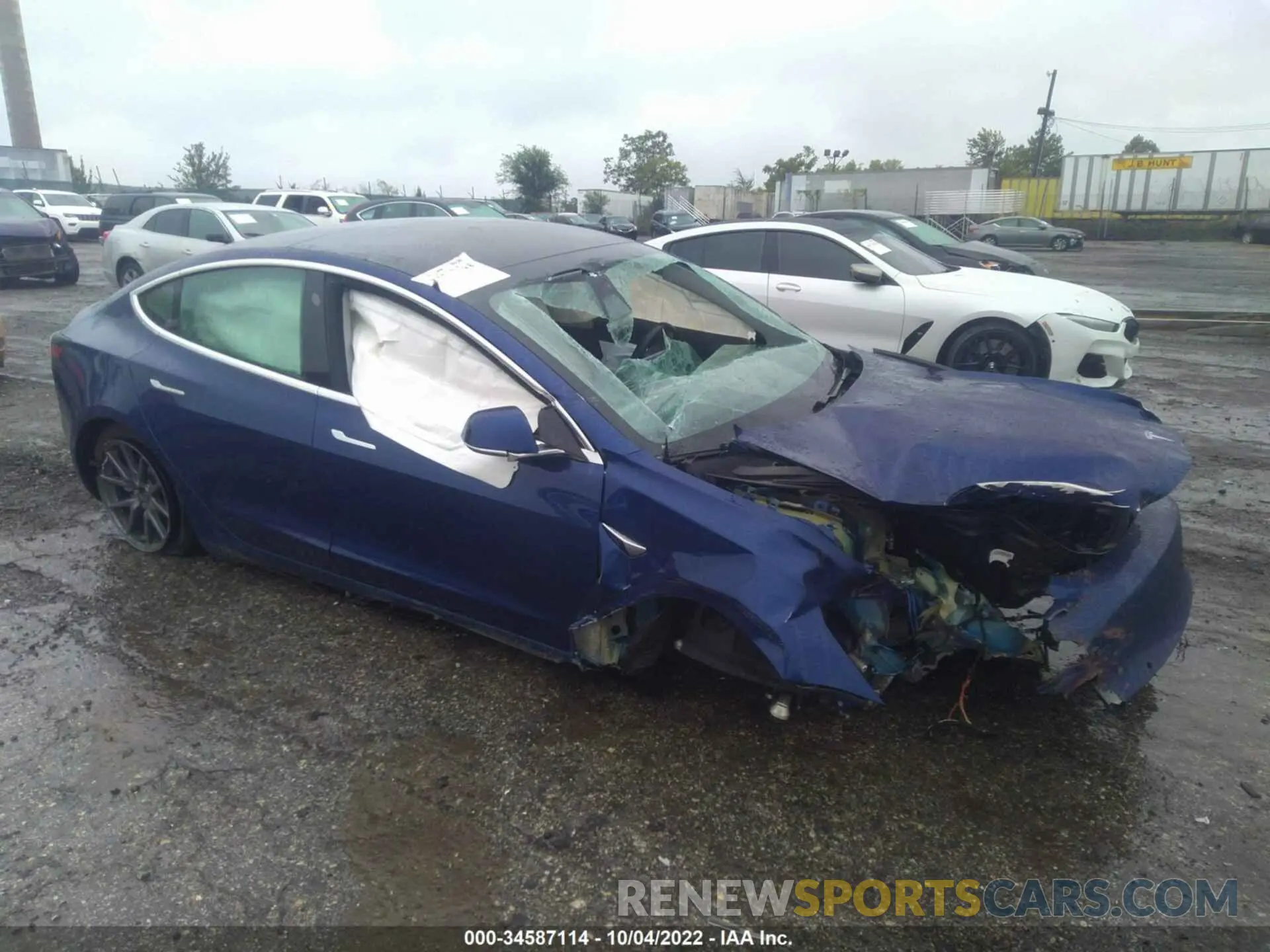 1 Фотография поврежденного автомобиля 5YJ3E1EB3LF668542 TESLA MODEL 3 2020