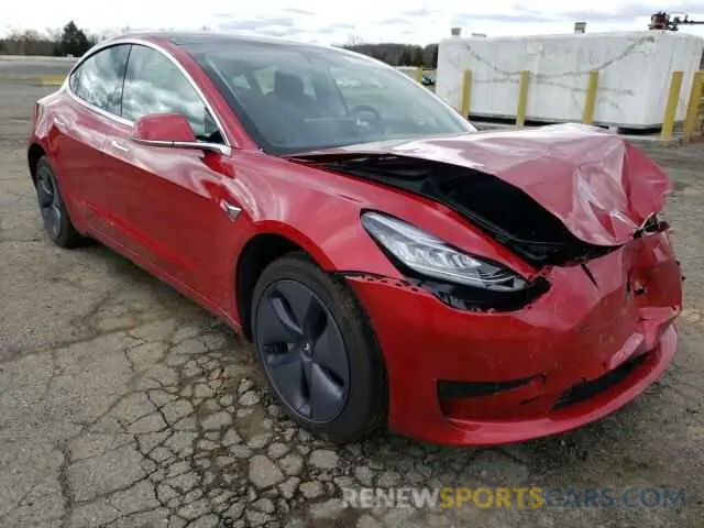 1 Photograph of a damaged car 5YJ3E1EB3LF723149 TESLA MODEL 3 2020