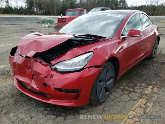 2 Photograph of a damaged car 5YJ3E1EB3LF723149 TESLA MODEL 3 2020