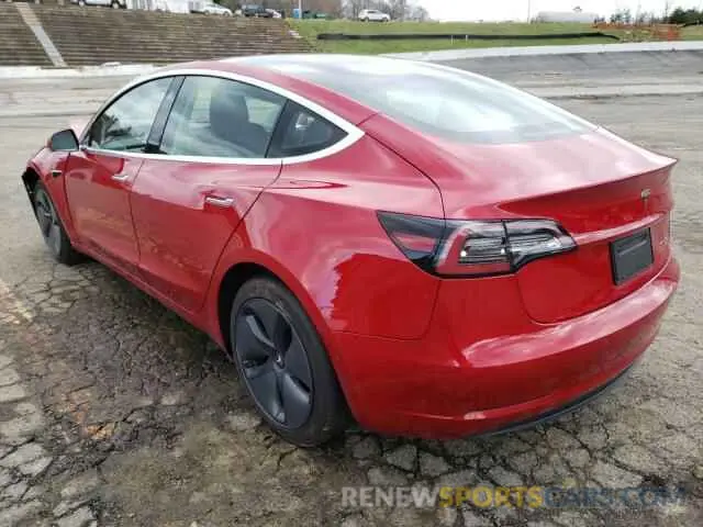 3 Photograph of a damaged car 5YJ3E1EB3LF723149 TESLA MODEL 3 2020