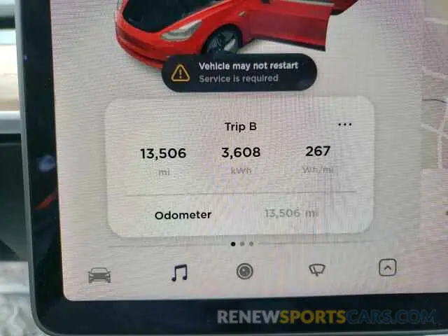8 Photograph of a damaged car 5YJ3E1EB3LF723149 TESLA MODEL 3 2020