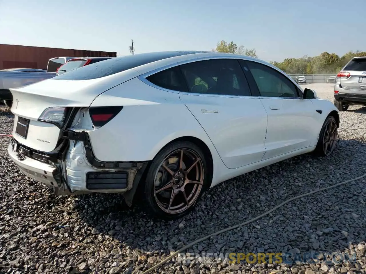 3 Photograph of a damaged car 5YJ3E1EB3LF787644 TESLA MODEL 3 2020