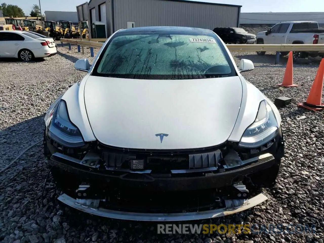 5 Photograph of a damaged car 5YJ3E1EB3LF787644 TESLA MODEL 3 2020