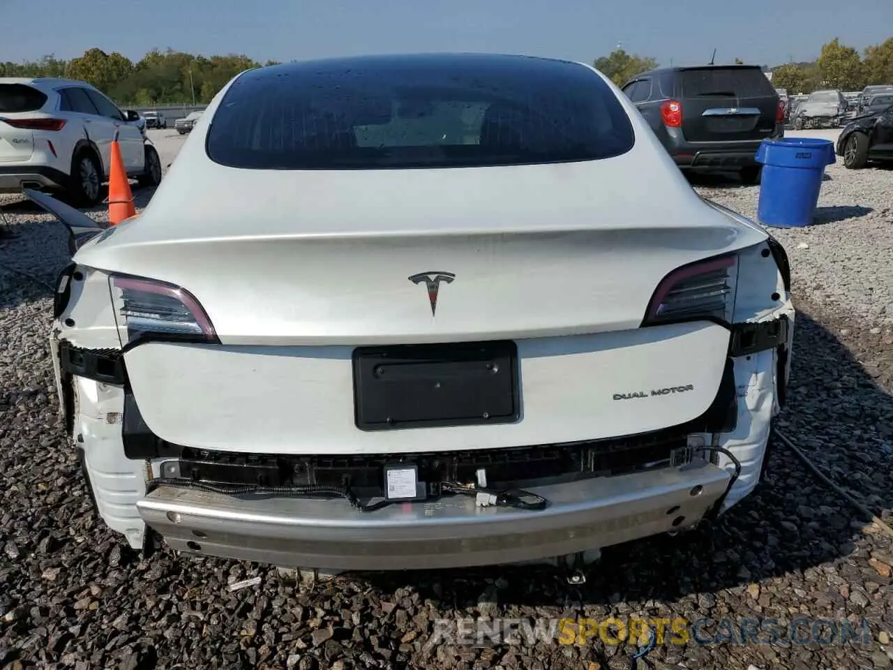 6 Photograph of a damaged car 5YJ3E1EB3LF787644 TESLA MODEL 3 2020
