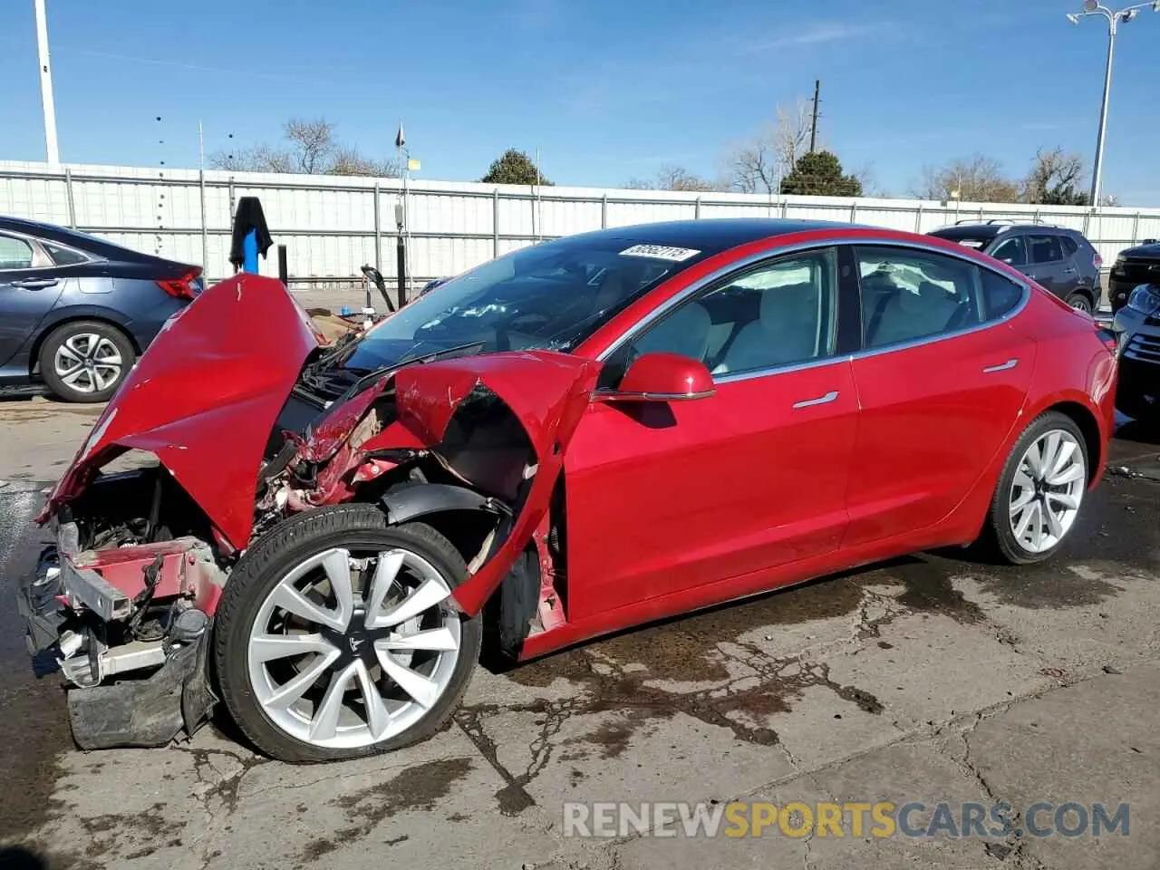 1 Фотография поврежденного автомобиля 5YJ3E1EB3LF787966 TESLA MODEL 3 2020