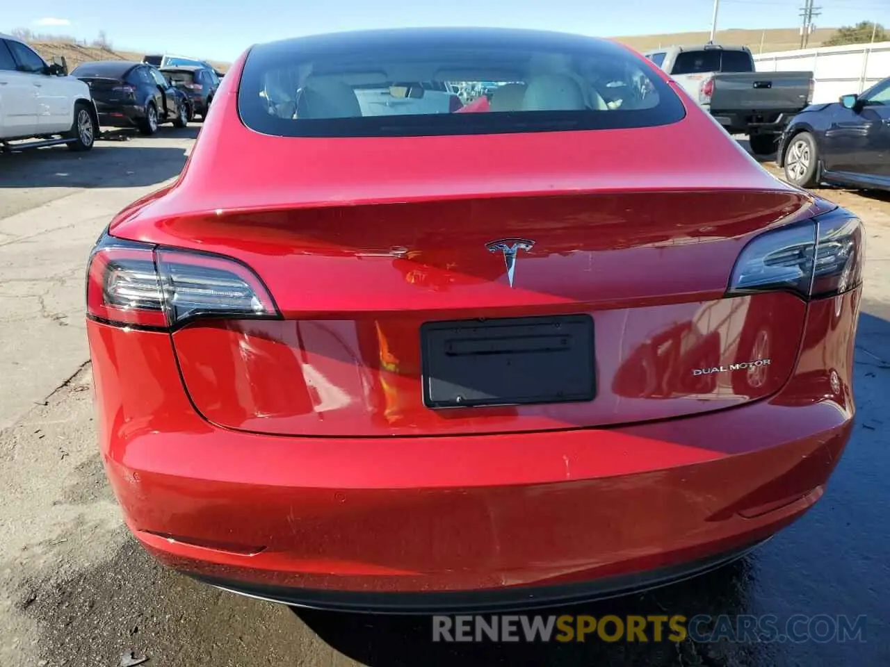 6 Фотография поврежденного автомобиля 5YJ3E1EB3LF787966 TESLA MODEL 3 2020