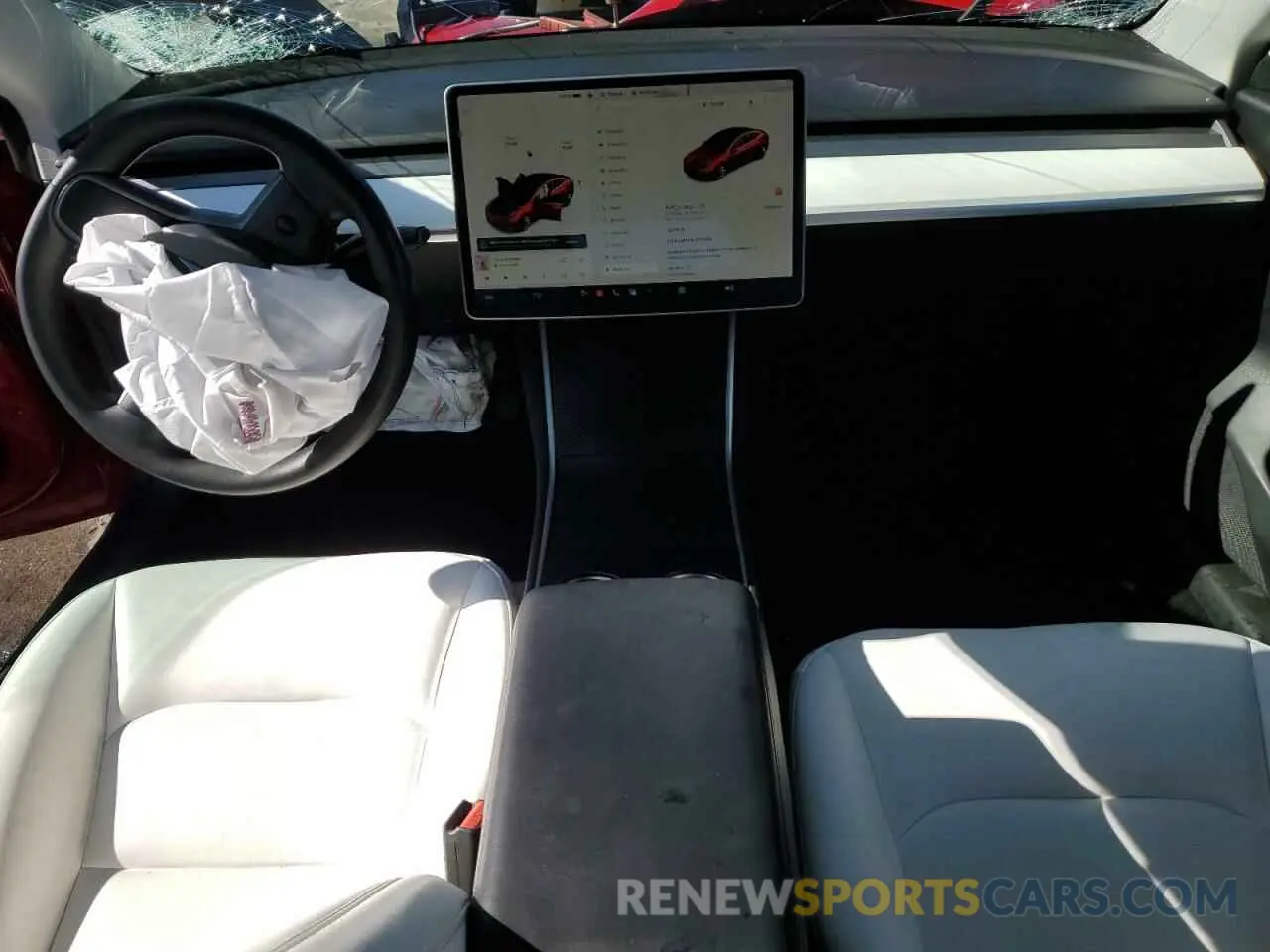 8 Фотография поврежденного автомобиля 5YJ3E1EB3LF787966 TESLA MODEL 3 2020