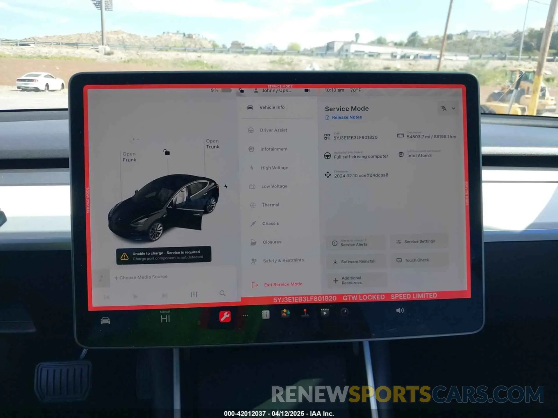 18 Фотография поврежденного автомобиля 5YJ3E1EB3LF801820 TESLA MODEL 3 2020