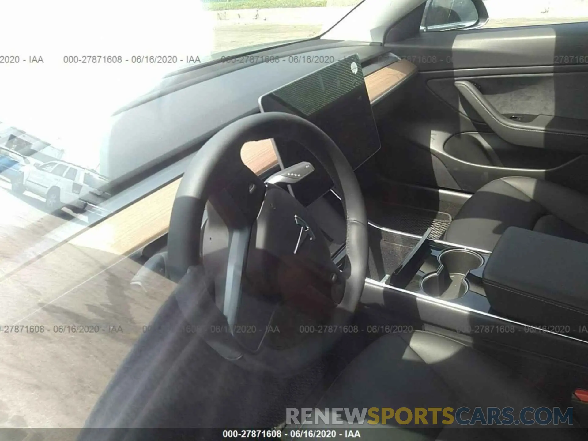 7 Photograph of a damaged car 5YJ3E1EB4LF599733 TESLA MODEL 3 2020