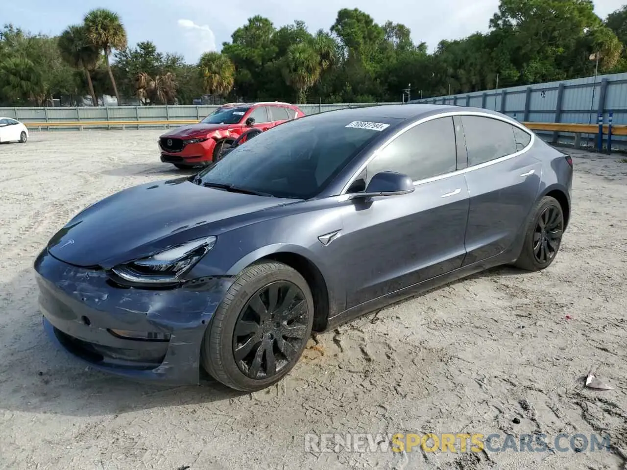 1 Фотография поврежденного автомобиля 5YJ3E1EB4LF601044 TESLA MODEL 3 2020