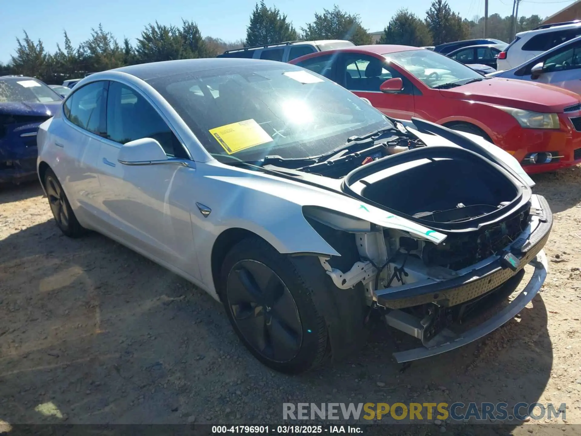 1 Фотография поврежденного автомобиля 5YJ3E1EB4LF619026 TESLA MODEL 3 2020