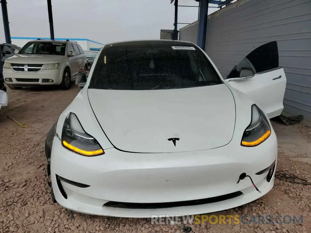 5 Photograph of a damaged car 5YJ3E1EB4LF637428 TESLA MODEL 3 2020