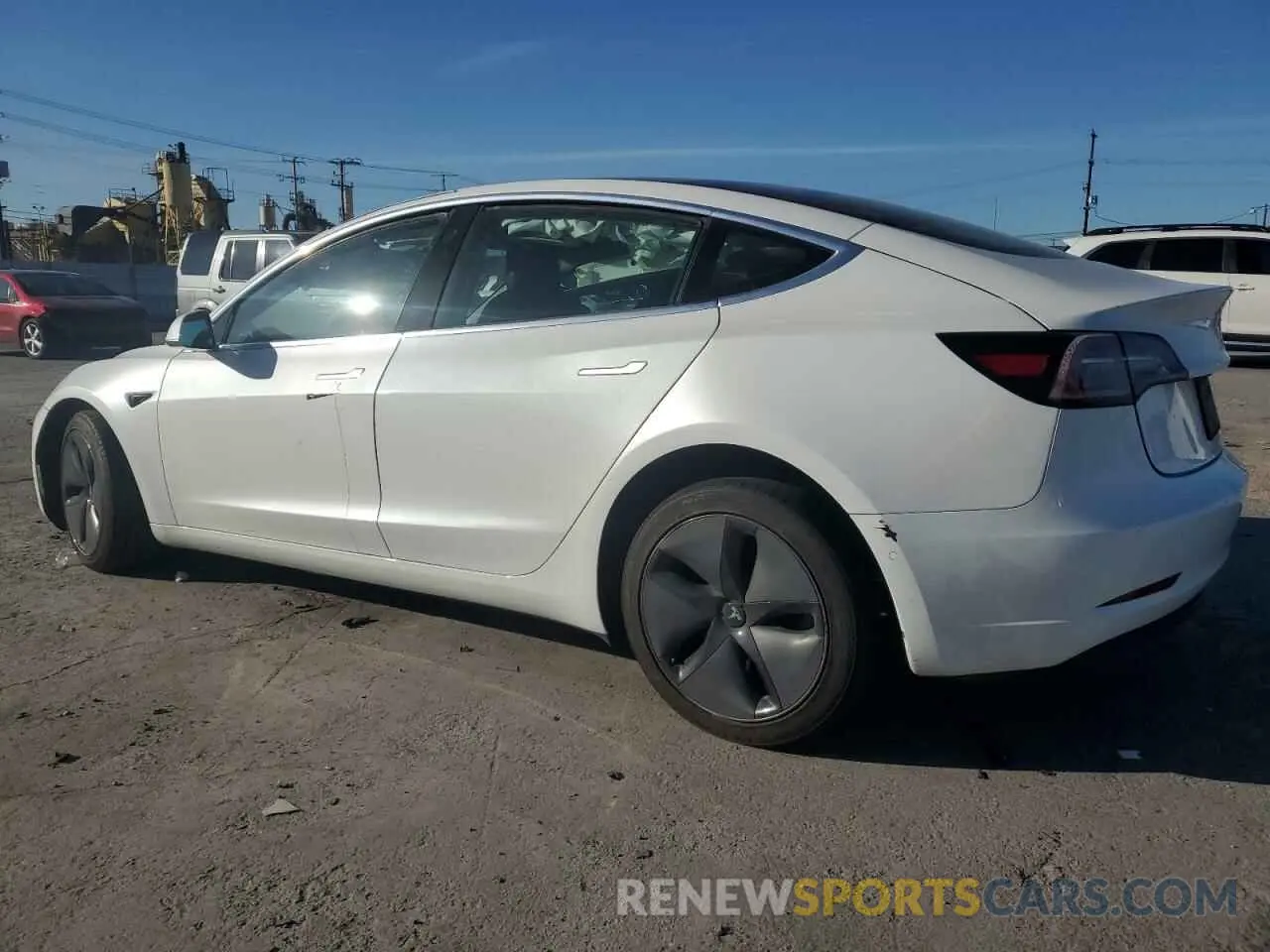 2 Photograph of a damaged car 5YJ3E1EB4LF650258 TESLA MODEL 3 2020