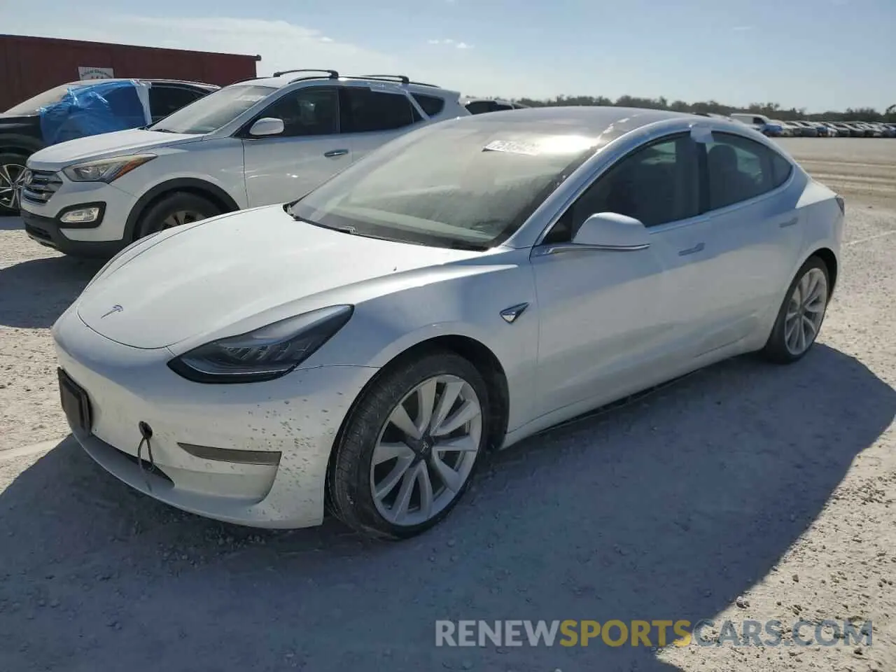 1 Photograph of a damaged car 5YJ3E1EB4LF667321 TESLA MODEL 3 2020