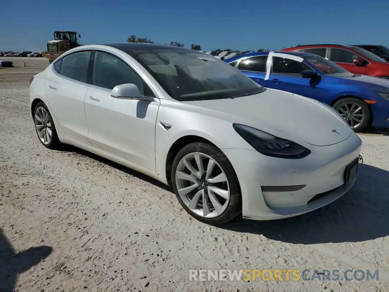 4 Photograph of a damaged car 5YJ3E1EB4LF667321 TESLA MODEL 3 2020