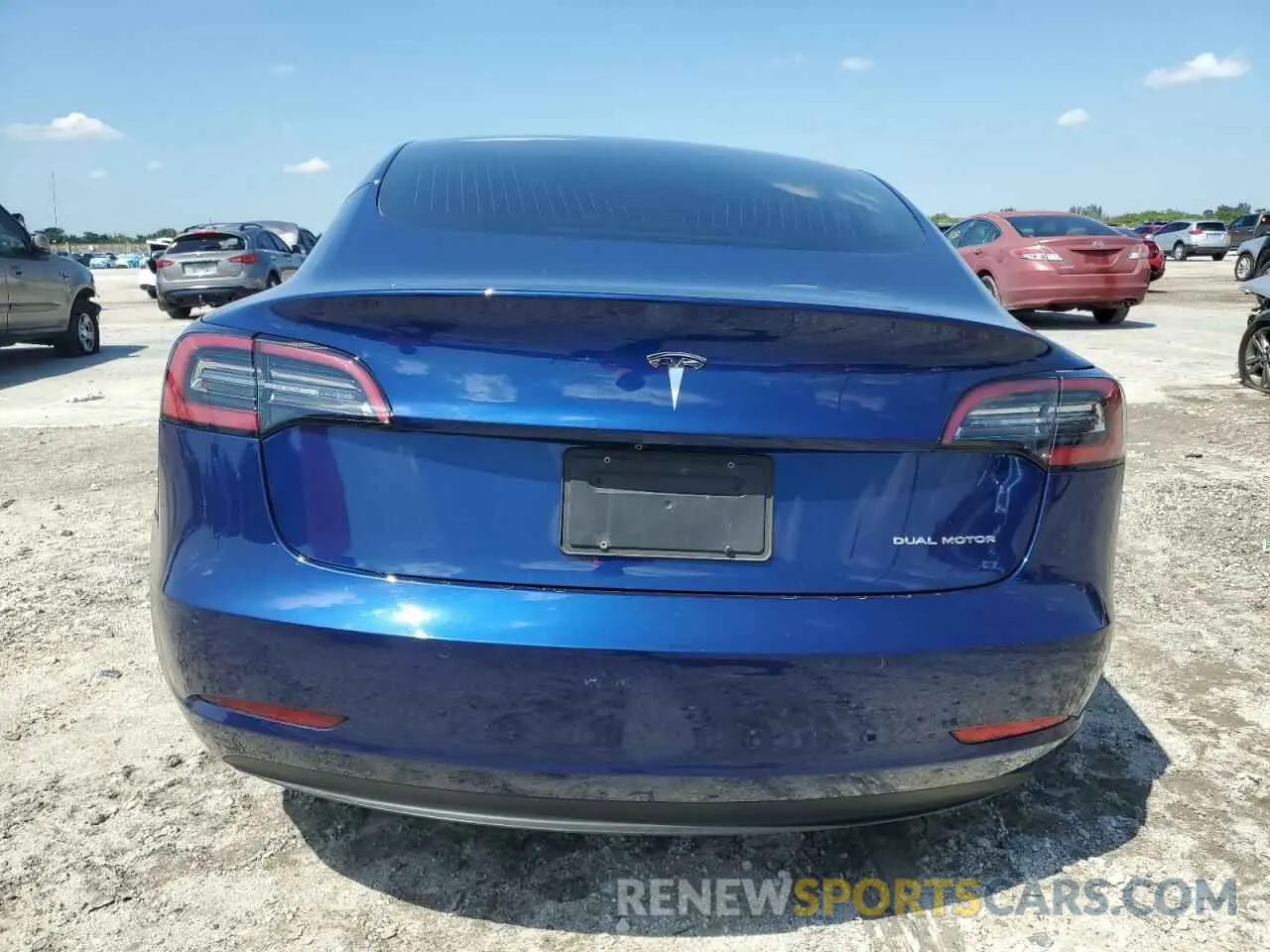 6 Photograph of a damaged car 5YJ3E1EB4LF744575 TESLA MODEL 3 2020