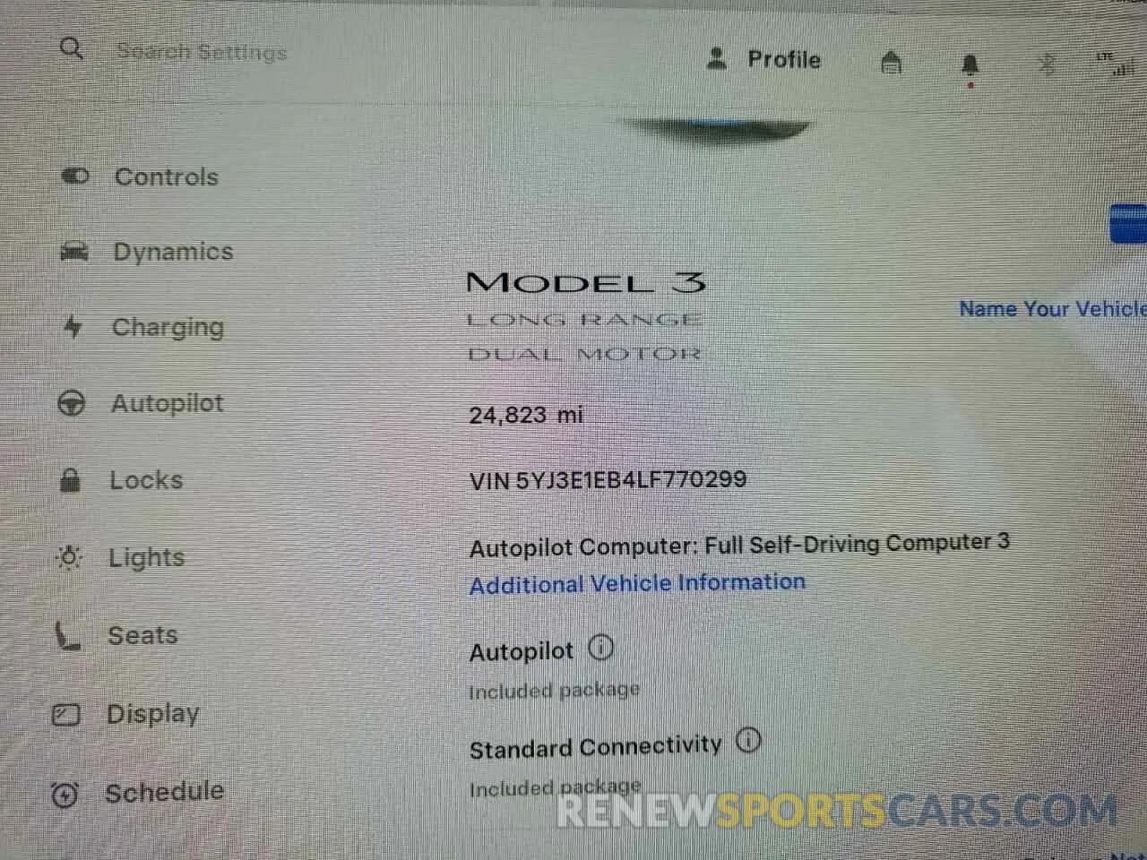 9 Photograph of a damaged car 5YJ3E1EB4LF770299 TESLA MODEL 3 2020