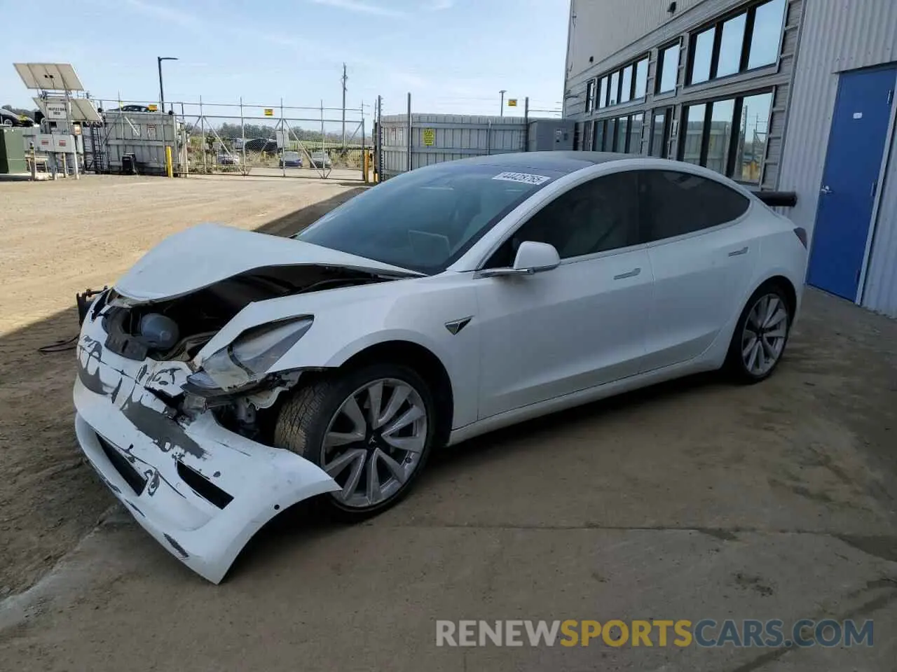 1 Фотография поврежденного автомобиля 5YJ3E1EB4LF788057 TESLA MODEL 3 2020